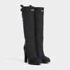 DSQUARED2 女士徽标贴片登山高跟长靴 黑色 BOW0031 01503045 2124 商品缩略图1