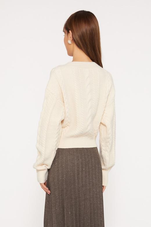 BORAN帛然 小方领针织上衣 10249 商品图2