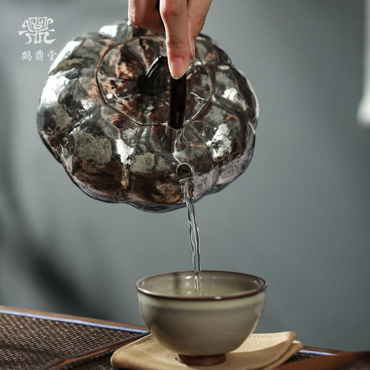 鹤鼎堂银壶闻天系列月皓汤沸槌目纹 （银色）（缺货） 商品图4