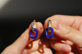 青金耳坠热卖中