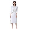 气质女神范职业连衣裙时尚套装白色套裙小香风外套XZ3953-FLN 商品缩略图4