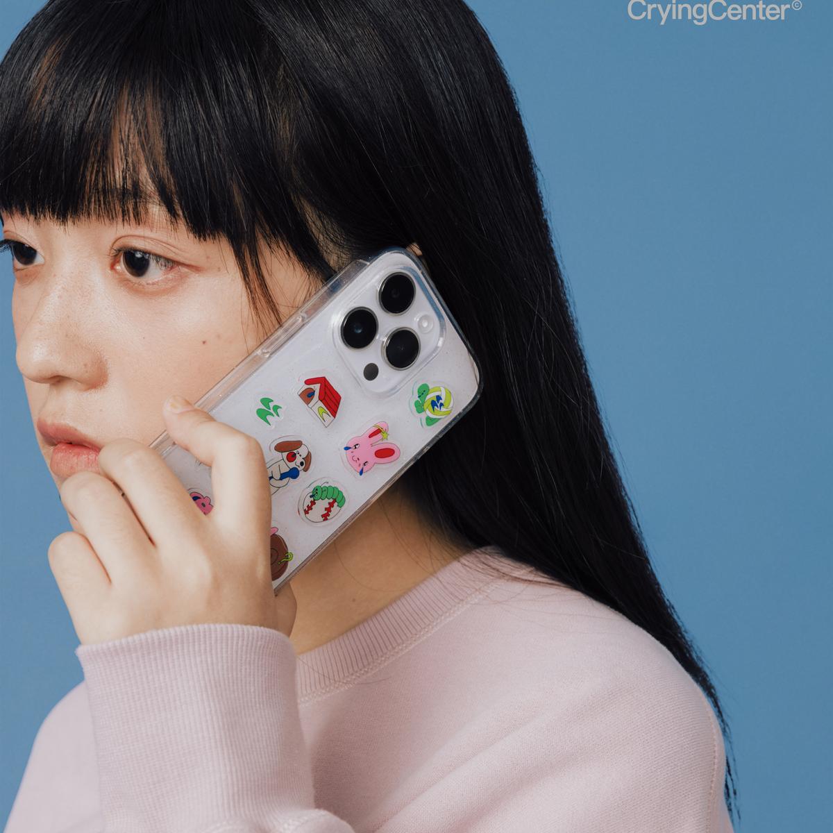 CryingCenter 手绘可爱流泪小动物iphone手机壳 哭喊中心