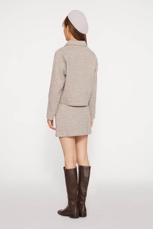 Kai & Kiera 浅花灰翻领夹克短裙套装 10235 商品图2