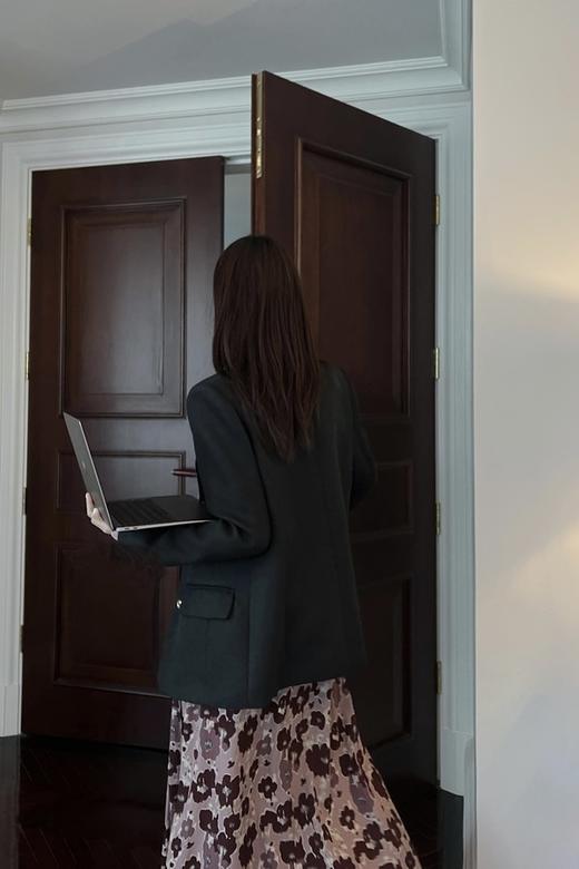 ESTELLICA 黑色无领高端气质西装外套 17240 商品图2