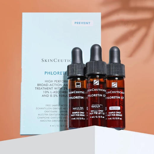 【专柜小样】美国 SkinCeuticals修丽可 CF高浓度VC美白淡斑精华 4ml 商品图3
