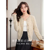 【年货节】熙世界多巴胺彩点针织外套女短款小个子内搭毛衣开衫2025秋冬新款 商品缩略图1
