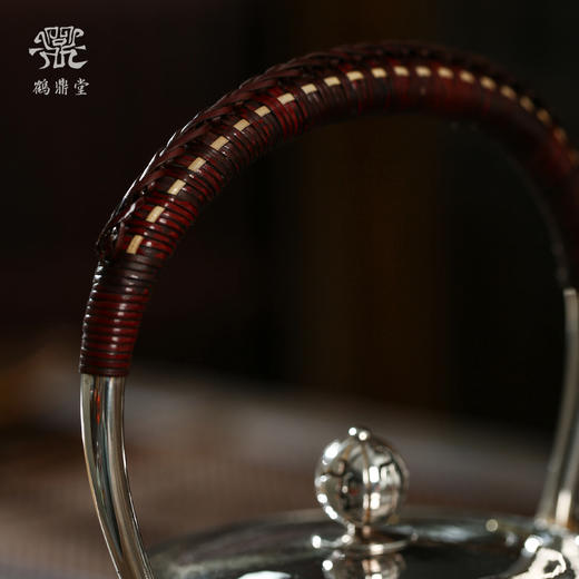 鹤鼎堂银壶闻天系列曷月汤沸锔钉（银色）（缺货） 商品图2