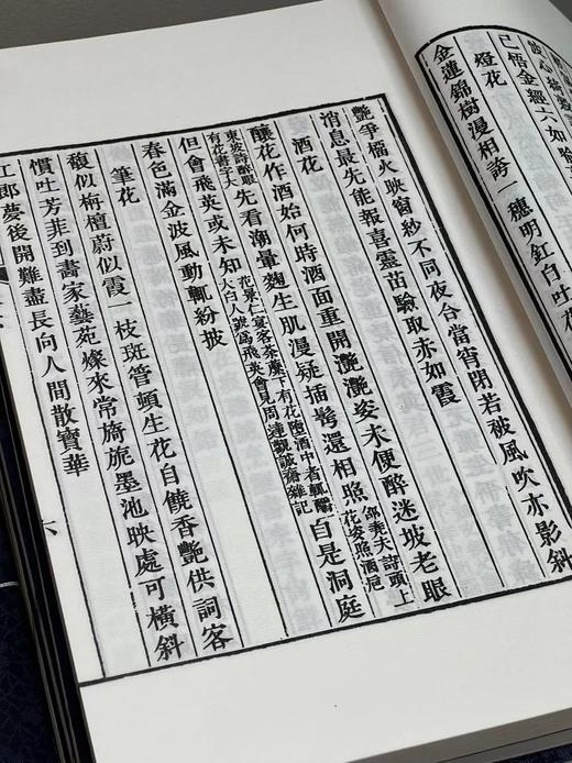 《瓯北集》，清 赵翼 著，册数：一函六册，成书尺寸：185mm×290mm， 547筒页，宣纸印刷，蓝布函套四孔线装。售价468元。 商品图3