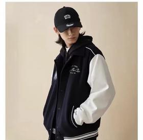 New Era纽亦华2024秋季美式夹克复古夹棉外套