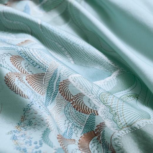 【春上新】10楼 富安娜素绣床单四件 -新疆长绒棉+新疆棉磨毛 丹霞似锦 吊牌价3980元 活动价1699元 商品图4