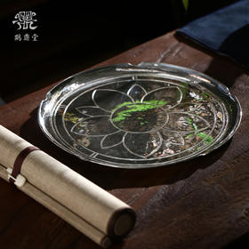 鹤鼎堂闻天系列泉源壶承镜面（银色）（缺货）