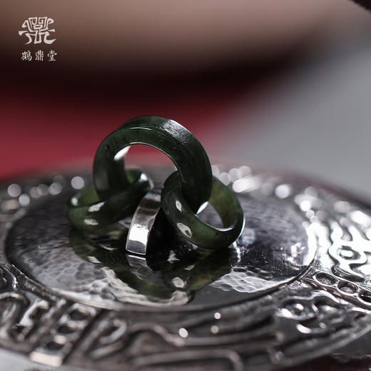 鹤鼎堂银壶闻天系列晨风汤沸饕餮纹镶金朱雀玄武（缺货） 商品图2