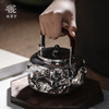 鹤鼎堂银壶闻天系列静嘉大锤目汤沸（银色）（缺货） 商品缩略图1