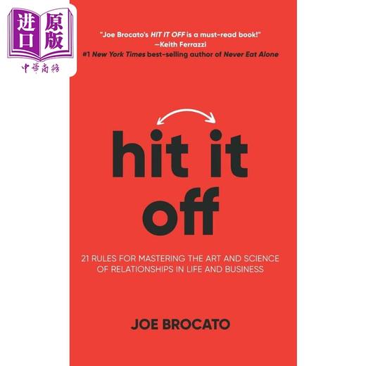 【中商原版】一拍即合 掌握人际关系的21条规则 英文原版 Hit It Off 21 Rules for Mastering the Art Joe Brocato 商品图0