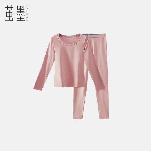 茧墨 羽绒蛋白纳米磨绒保暖内衣套装 男女同款 商品图0