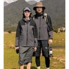 木纯时尚户外拼色情侣款宽松防水防风透气冲锋衣9522款 商品缩略图6