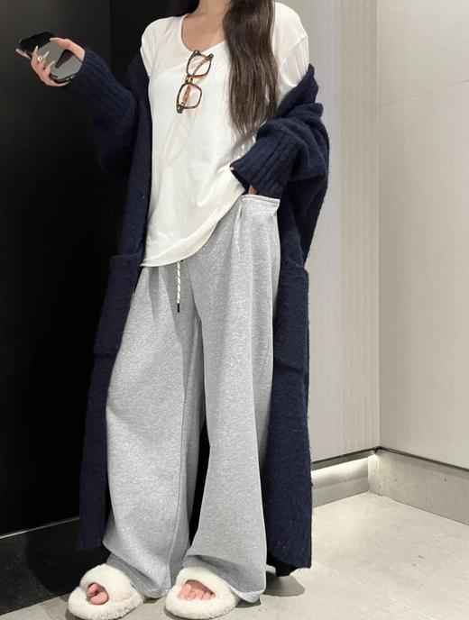 <曾小咸推荐>慵懒风抽绳休闲阔腿裤  商品图5