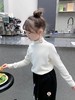【可爱小兔纸，双面加厚，领口刺绣德绒打底衫】女童加厚打底衫 冬装新款 儿童德绒小宝宝洋气半高领 加厚上衣潮款-QQ 商品缩略图4
