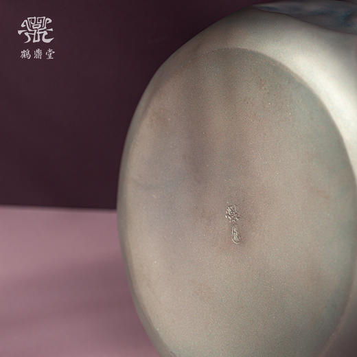 鹤鼎堂银壶闻天系列崧高汤沸大锤目纹（灰青）（缺货） 商品图2