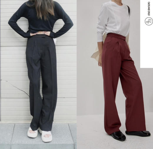 【必入单品】噢蜜ooomeooo日本东丽自发热宽腿裤“买一送一” 商品图0