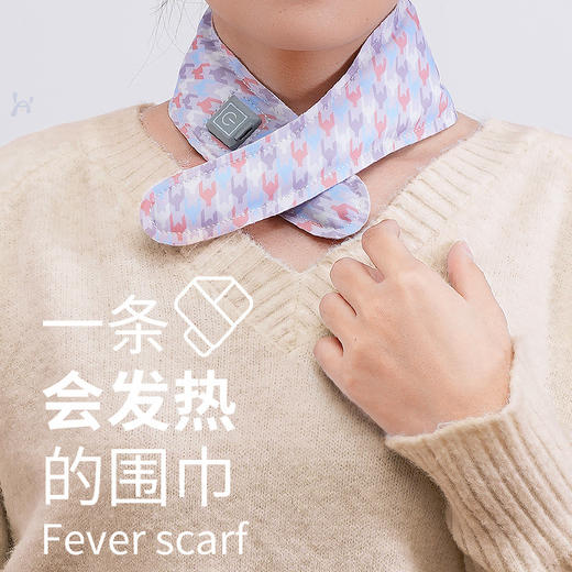 【全新升级❗️0感佩戴能发热的围巾】发热围巾围脖子充电式，三档调温舒缓颈椎温暖面面俱到，护颈热敷护脖套保暖防寒防受凉神器QQ 商品图5