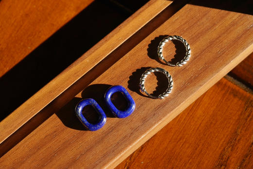 青金耳坠热卖中 商品图2