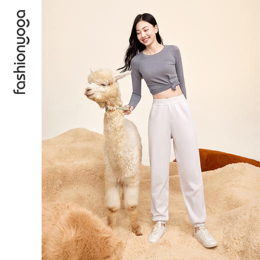 F14966休闲绒绒运动长裤 商品图5