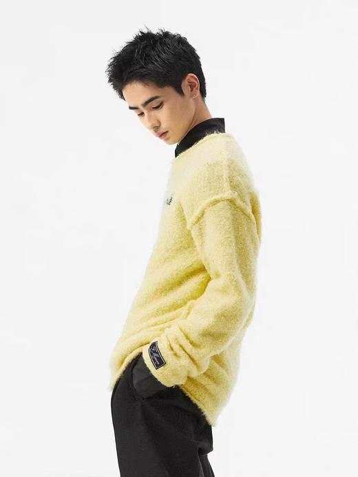 FMACM/ZZS2329/"facts are trouble"含羊毛圈圈纱毛衣 商品图3