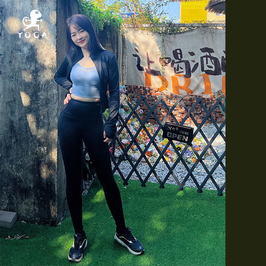 壁虎瑜伽【2410TZ317】防震网纱套装（可拆卸胸垫 ）【5天发货】 商品图4