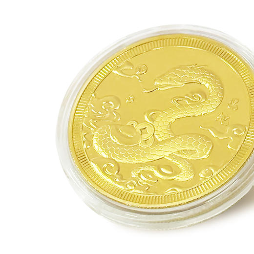 【蛇】金蛇衔财纪念章生肖蛇 商品图2