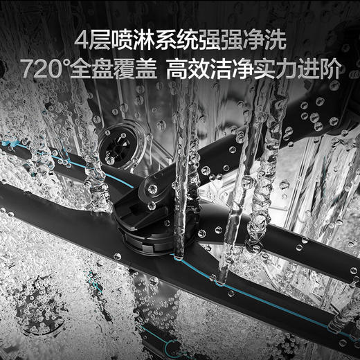 海尔（Haier）洗碗机双面洗新品16套大容量云溪396 W5000升级款W5000Pro双重超净UV除菌 嵌入式洗碗机可调节碗篮 新款W5000PRO 商品图2