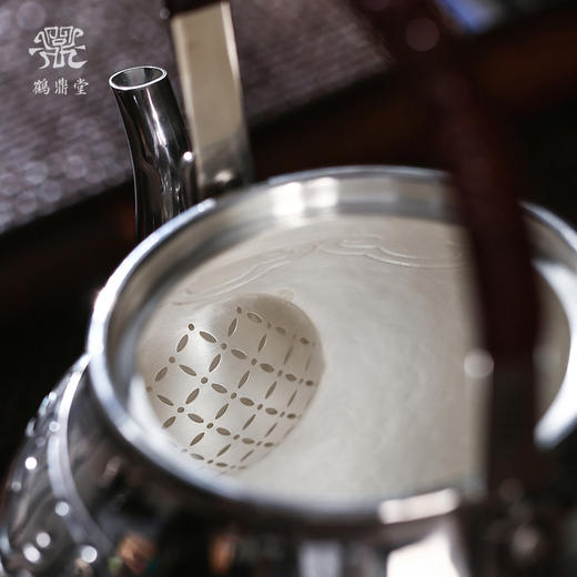 鹤鼎堂银壶闻天系列荓云汤沸镜面（银色）（缺货） 商品图3