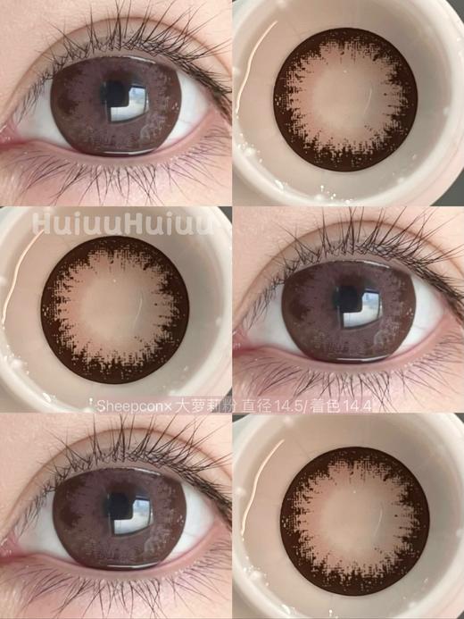 【实拍大直径】大萝莉系列-偏大着色-直径14.5mm/ 着色14.4mm 【年抛 度数0-1000度 无525/575 】 商品图6