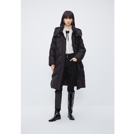 NEELLY纳俪商场同款黑色打底裤外穿秋冬加绒紧身弹力铅笔裤牛仔裤N24104H04574 商品图1