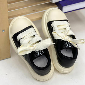 徐太浪时尚百搭大宽系带休闲鞋男春秋2024新款潮流痞帅低帮运动鞋