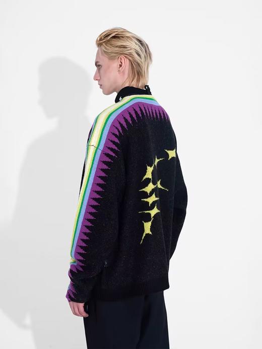 FMACM/ZZS2250/光源渐变撞色设计感针织开衫外套 商品图2