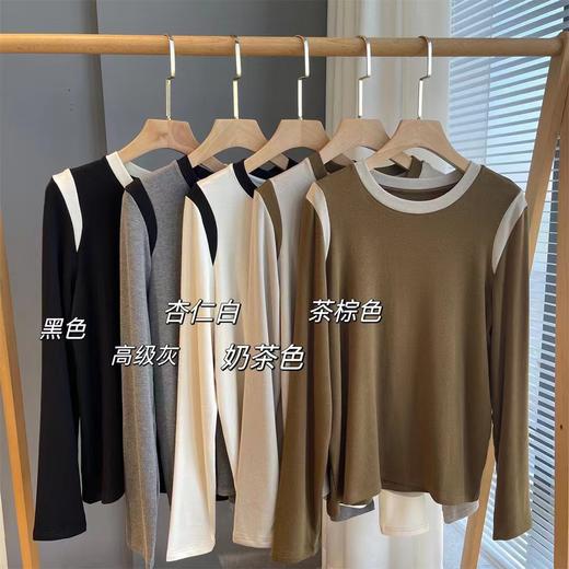 好穿打底 春夏打底衫推荐 小香风拼接衫 炒鸡舒服 商品图8