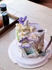 紫色刮刀花 奶油霜蛋糕(鲜花随机） 商品缩略图0