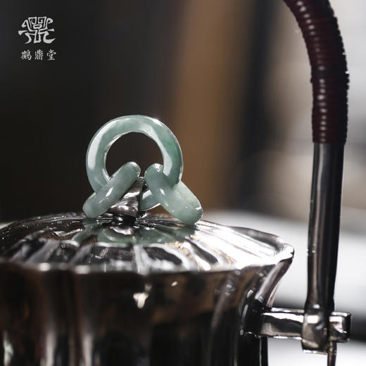 鹤鼎堂银壶闻天系列骏尨汤沸（银色）（缺货） 商品图2