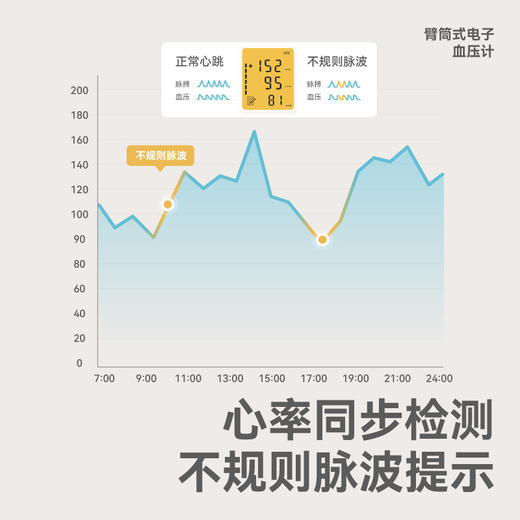 zdeer左点医用级臂筒式电子血压计血压仪家用血压测量仪测血压仪器 商品图2