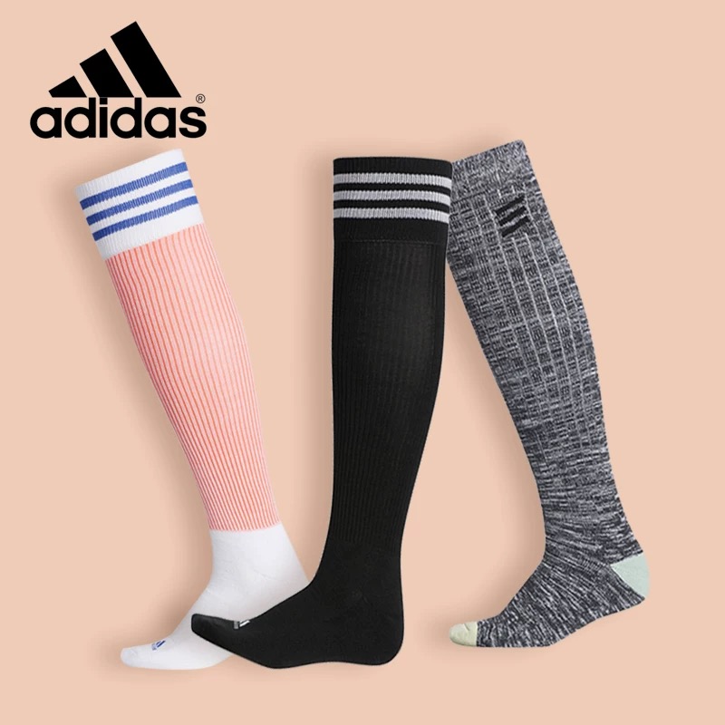 adidas阿迪达斯袜子长袜女高尔夫袜秋冬新款潮流运动及膝袜GD8896