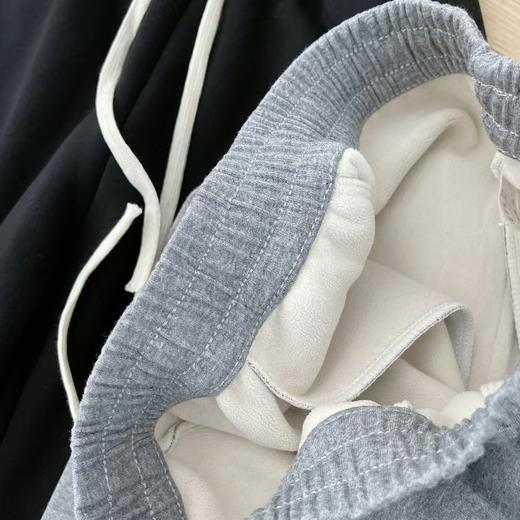 男卫裤加绒加厚款的卫裤,耐造耐穿不易起球内里采用亲肤的羊羔绒，上身温暖零束缚Q弹 商品图12