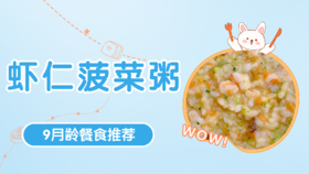 9月龄：虾仁菠菜粥