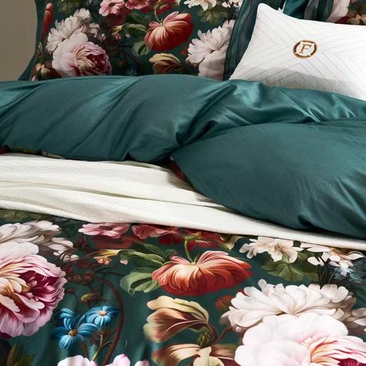 【春上新】10楼 富安娜 聚温暖床单四件套 / 绝色双骄 / 绿 吊牌价3980-4380元  活动价1599元 商品图1