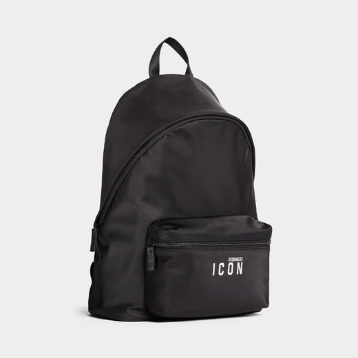 DSQUARED2 男士字母徽标印花双肩包 黑色 BPM0113 11703199 M436 商品图1