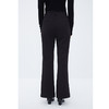 NEELLY纳俪商场同款黑色休闲喇叭裤女开叉西装裤高级感垂感九分裤N24104H04555 商品缩略图3