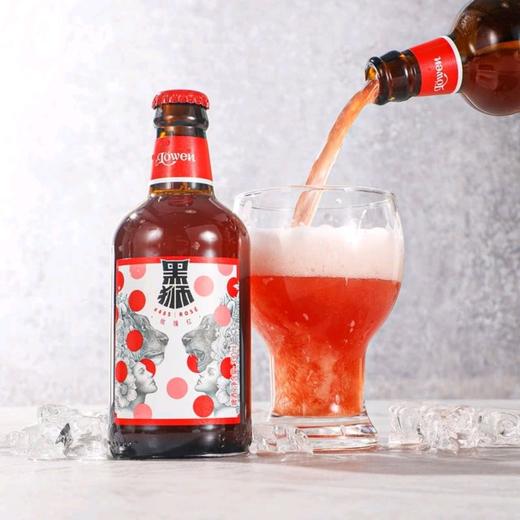 黑狮485玫瑰红果汁型啤酒330ml 商品图0