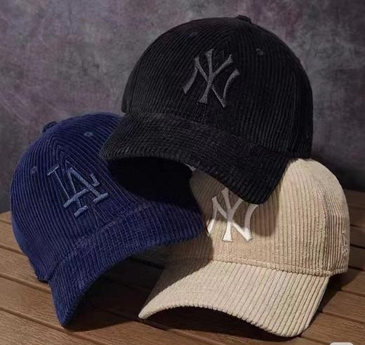 NewEra纽亦华2024秋冬新款棒球帽灯芯绒刺绣硬顶鸭舌帽 商品图0