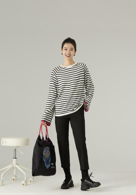 【必入单品】噢蜜ooomeooo加绒四面弹九分裤“买一送一” 商品图1