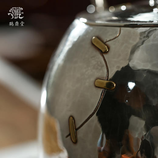 鹤鼎堂银壶闻天系列曷月汤沸锔钉（银色）（缺货） 商品图4